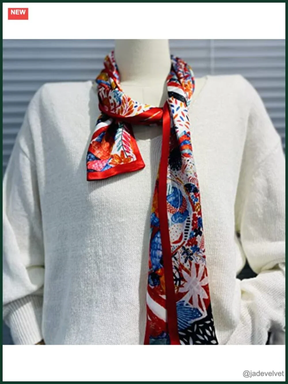 100% Pure Mulberry Silk Double Sided Rectangle Scarf Tie Head Neck Waist Wrap